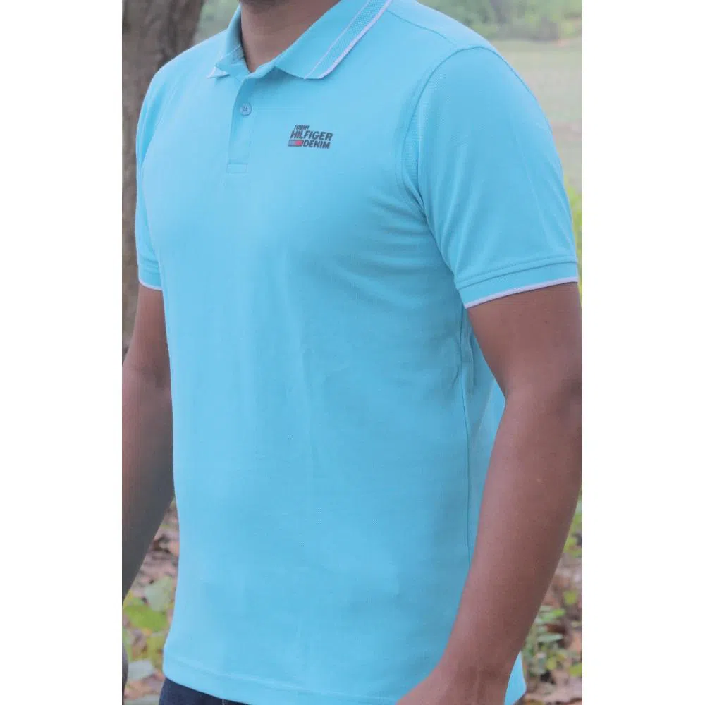 Half Sleeve Mix Cotton Polo Shirt For Men 