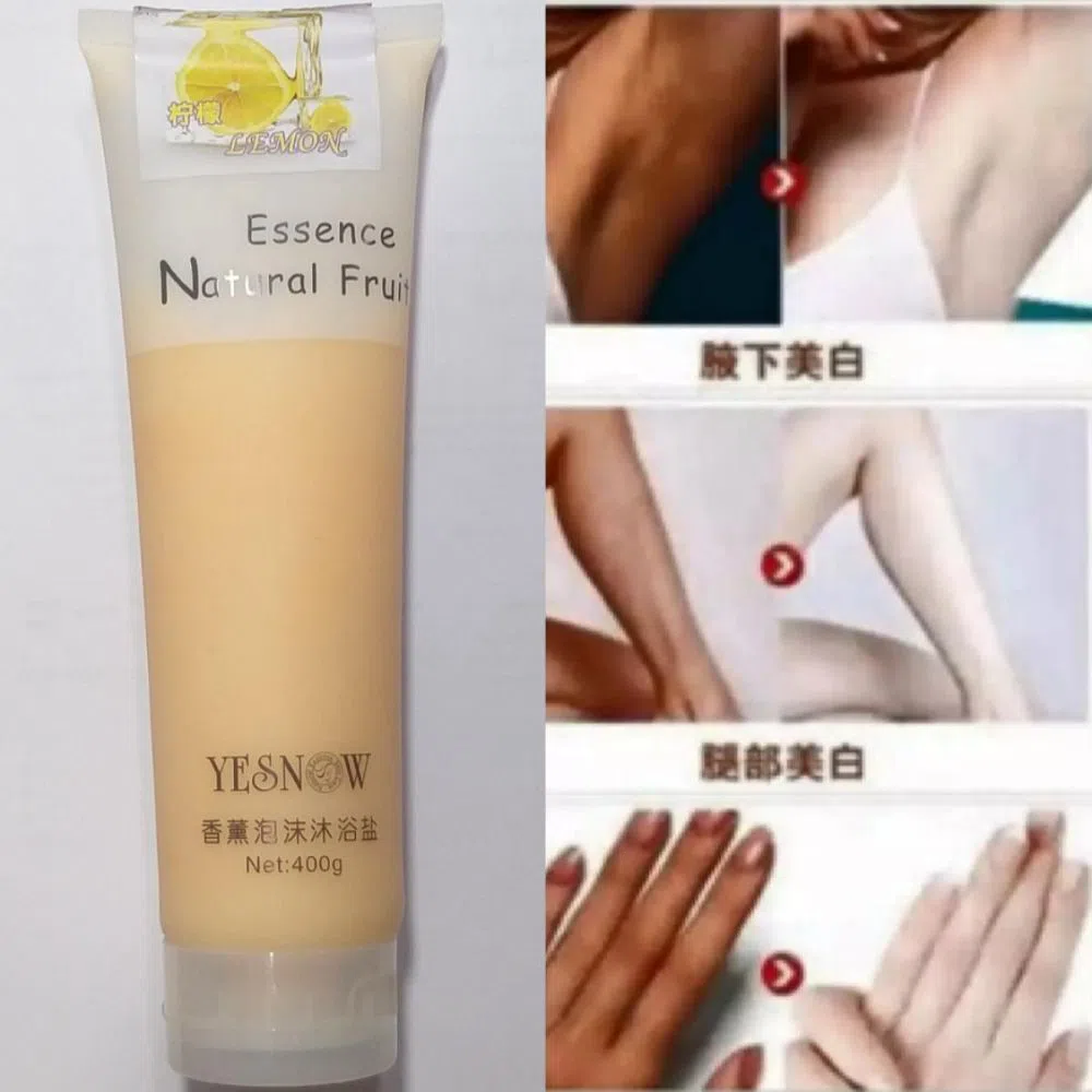 Yesnow Bath Salts Body Massage Scrub Lemon 380g china