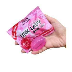 Pink Lady SECRET Soap PREMIUM EFFECTIVE for wash Vagina Reduce Odor smelly fit 30g (Thailand)