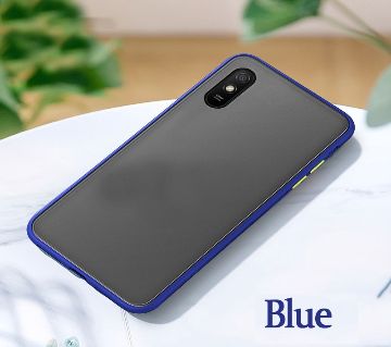 Xiaomi Redmi 9A Shockproof matte frosted and smoky transparent phone back Cover Case