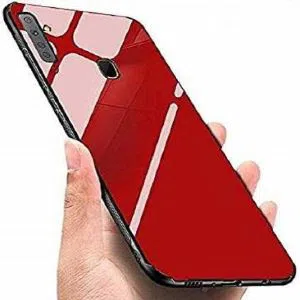 Xiaomi Redmi Note 8 HONG KONG DESIGN Tempered Glass Case - Red