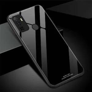 Oppo A33 (2020) Oppo A32 Oppo A53 Oppo A53s HONG KONG DESIGN Scratchproof Tempered Glass Back Cover Case