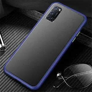 Oppo A52 Oppo A72 Oppo A92 Shockproof matte frosted and smoky transparent phone back Cover Case