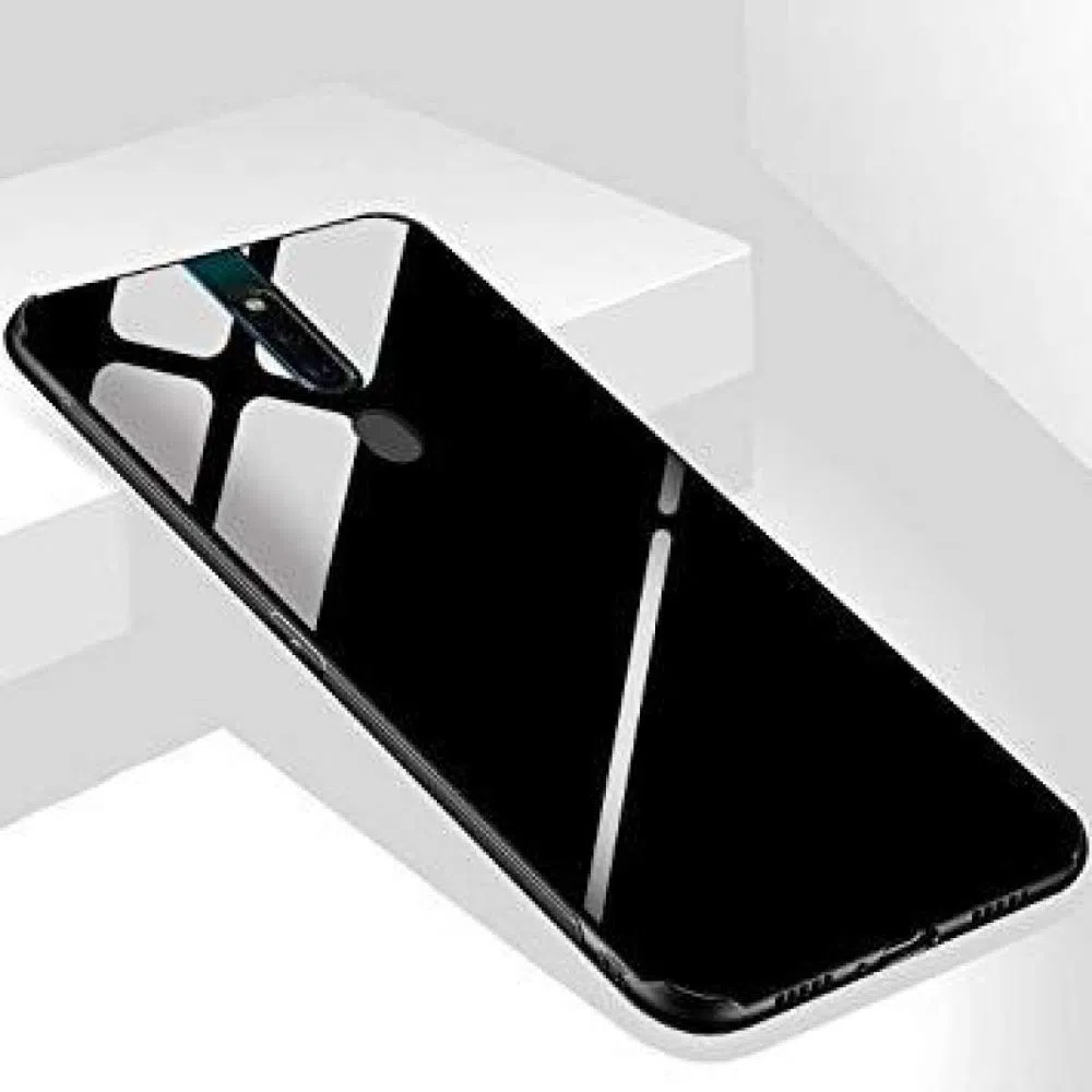 Oppo F11 Pro Glass Case - Black