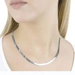Silver Plated Pendant Chain For Women