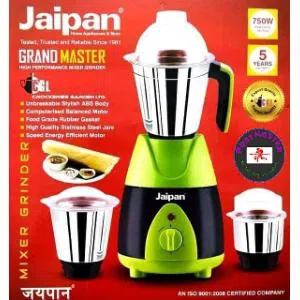 Jaipan Grand Master Mixer Grinder 750 Watts