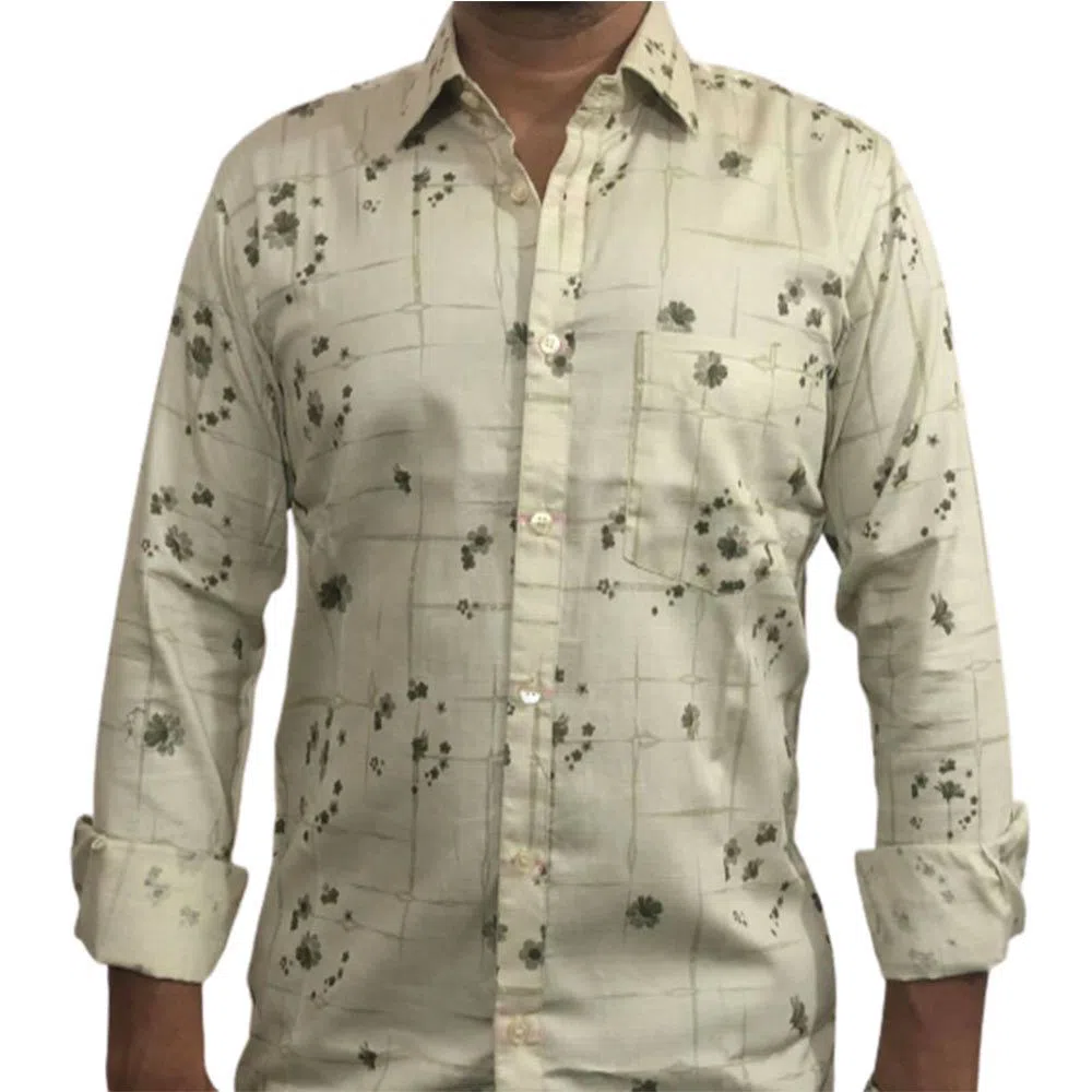 Full Sleeve Cotton Casual Shirt For Men  RF70