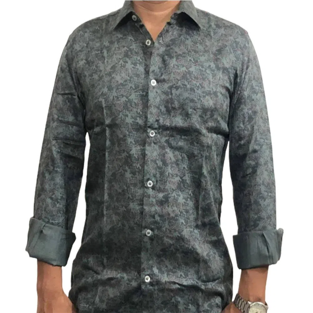 Full Sleeve Casual Shirt For Men RF32-Black 