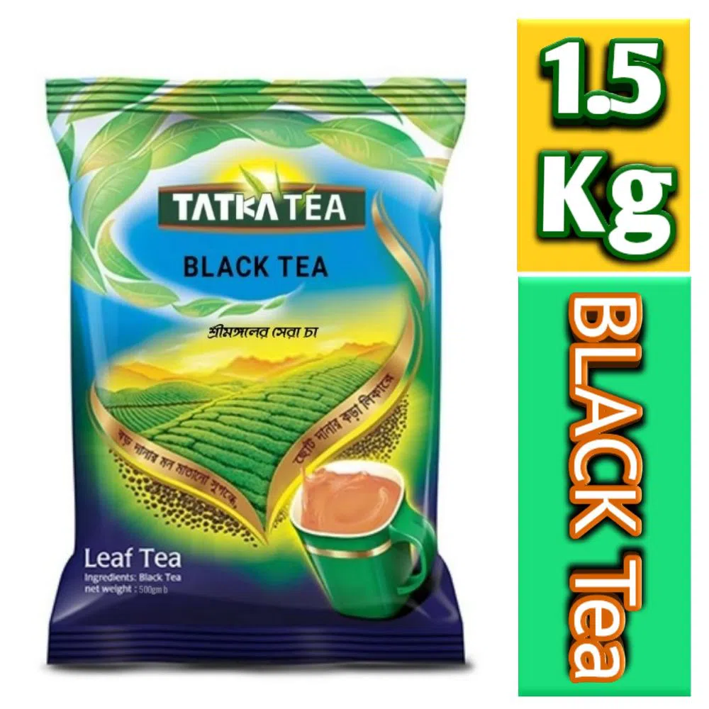 Black Tea - 1.5kg (1500grm) Tatka Tea Best Tea Leaf Tea BD