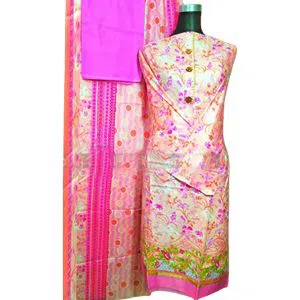 Ghoruya Normal Three Piece Salwar Kameez Three Free Size - Party/Wedding Wear Suits for Women