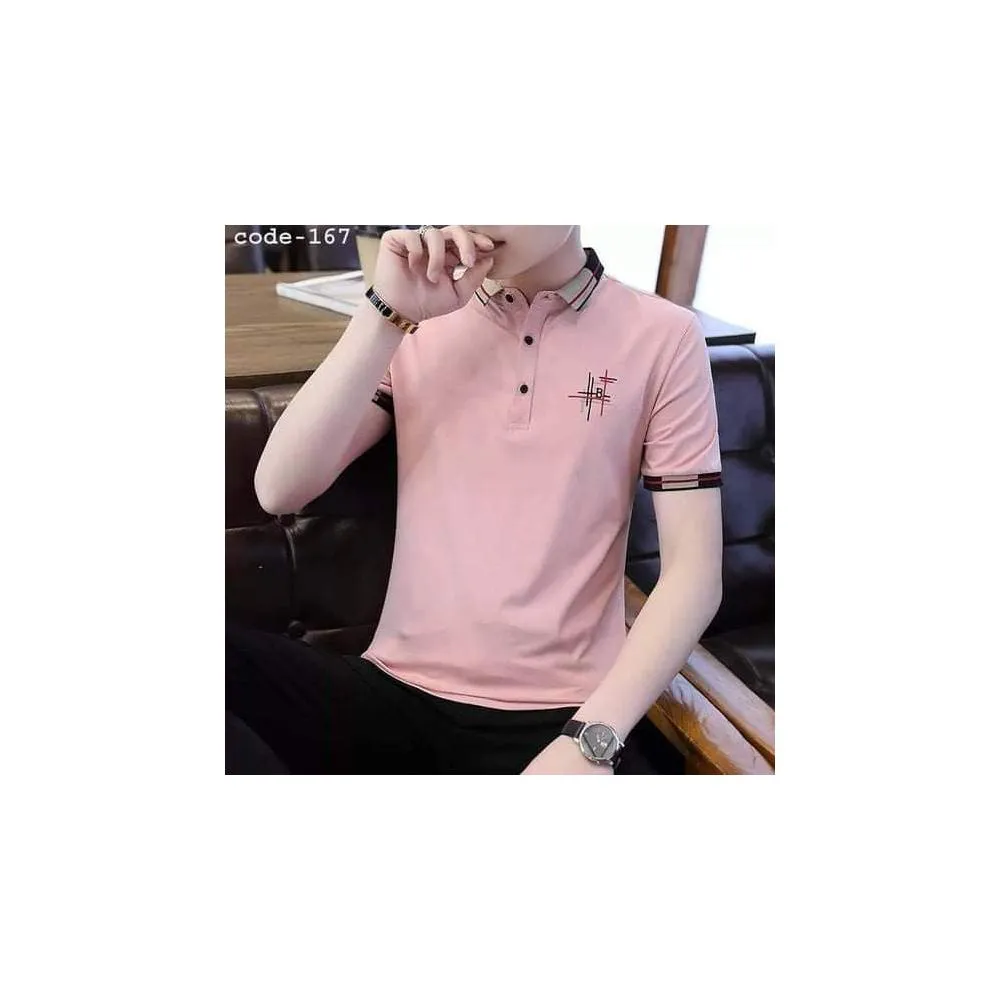 Cotton Polo T Shirt For Man