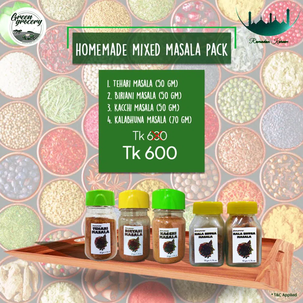 Green Grocery Homemade Mixed Masala Pack