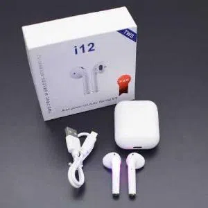 TOHAYIE i12 Bluetooth Headset TWS Bluetooth 5.0 Noise Cancelling Touth Control Earphone With Charging Box