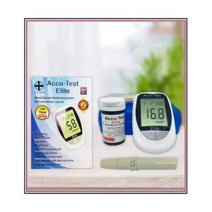 Blood Glucose Monitoring System Accu Test Elite