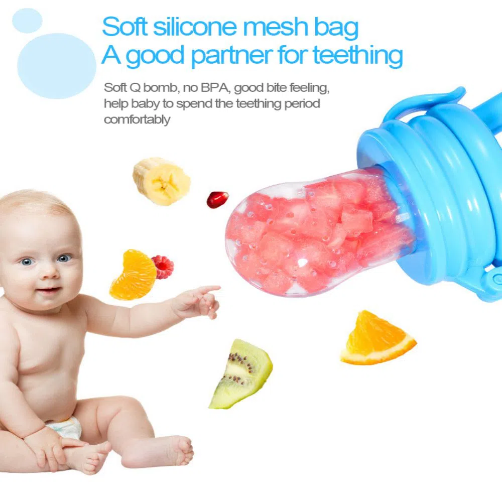Fresh Food Nibbler Baby Pacifiers Feeder Kids Fruit Feeder Nipples Feeding Safe Baby Item