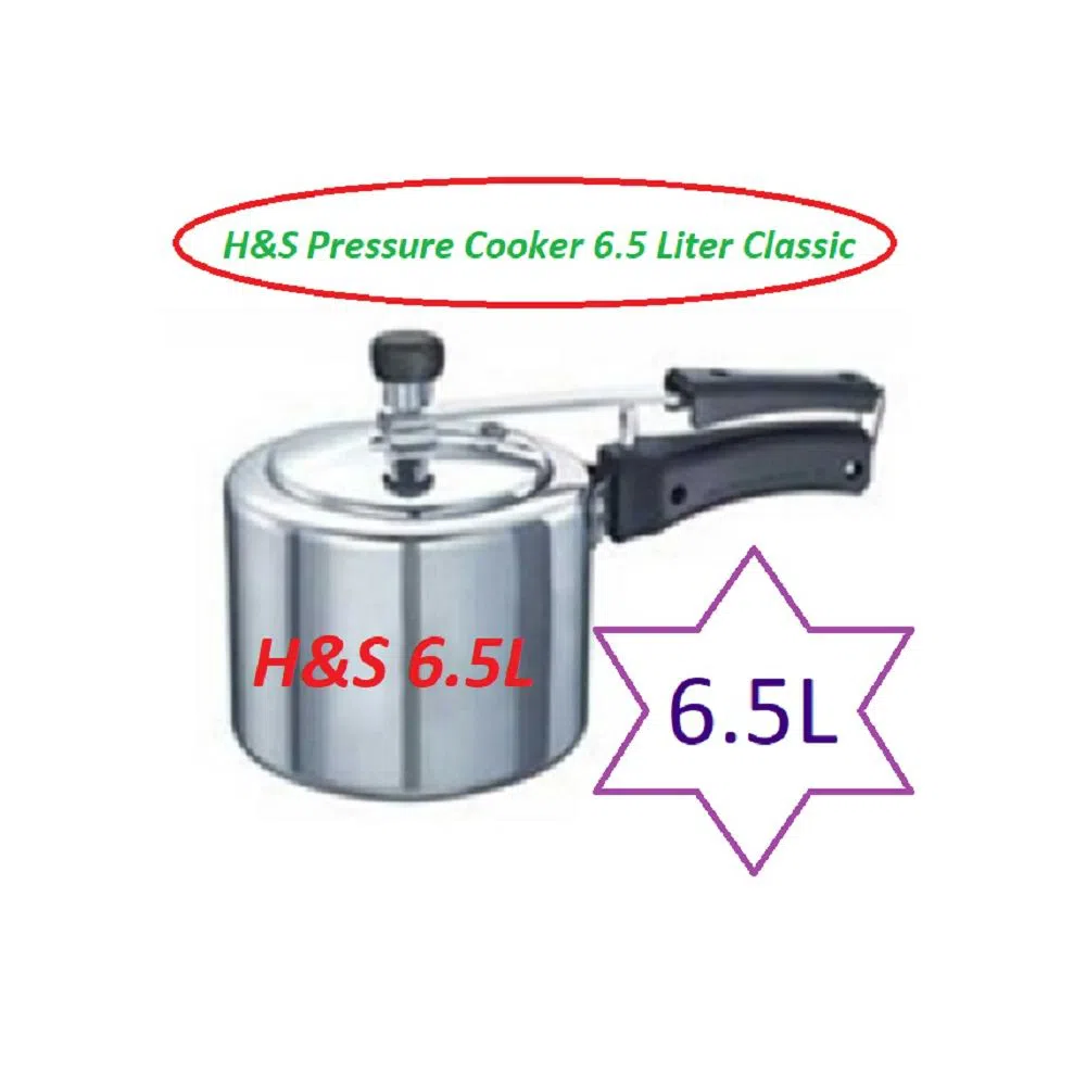 Pressure Cooker/H&S Pressure Cooker 6.5 Liter Classic