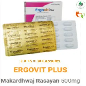 Capsule ErgoVit Plus (Makardhwaj Rasayan 250 mg), Ayurvedic Multi Vitamin & Mineral, Ergon Multi Vitamin Capsule
