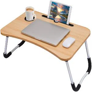 Portable Foldable Laptop Desk Multi-Functional Home Laptop Table Notebook Study Laptop Stand Desk for Bed & Sofa Laptop Stand Computer Table with Fold