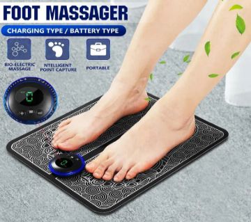 EMS ফুট মাসাজ ম্যাট Automatic Electric Physiotherapy Tens Massager Relax 9 Gear