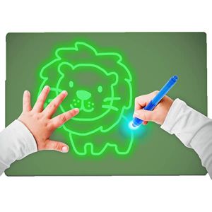 New Creative Luminous Fluorescent Writing Board for Children! Educational Drawing with Interesting Lights Painting 