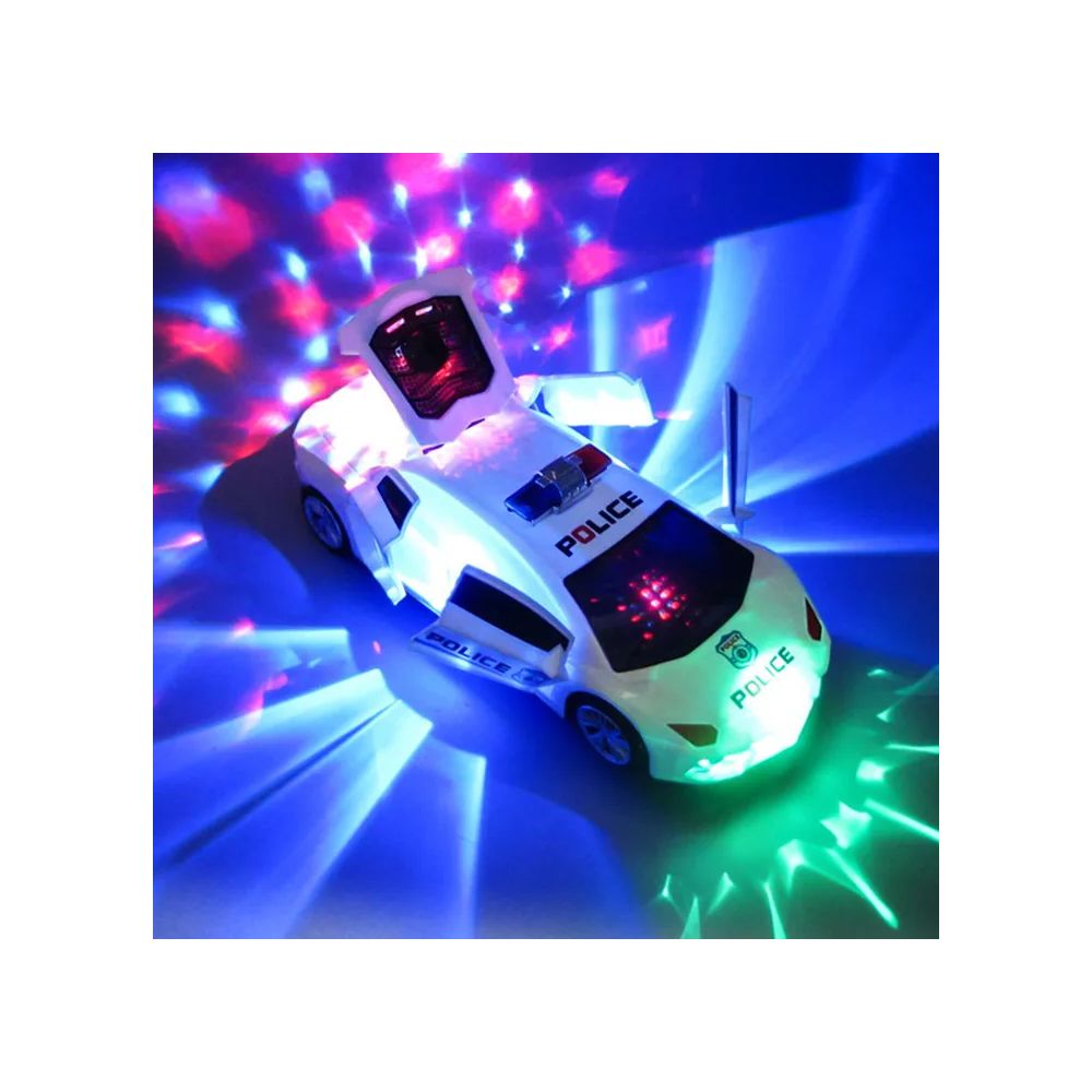360 Degree Rotale Electric Car Model Toy with Light Music Kid Gift