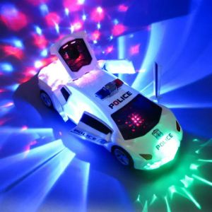 360 Degree Rotale Electric Car Model Toy with Light Music Kid Gift