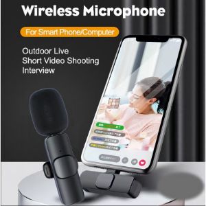 K8 Wireless Microphone for YouTube Facebook Live Stream TikTok Video