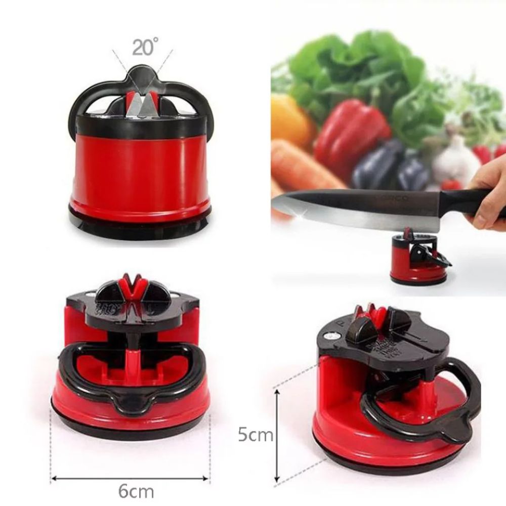 Kitchen Chef Sharpener Durable Simple Safety Sharpening Knife Damascus Suction Cup Positioning Knife Sharpener Kitchen Tool