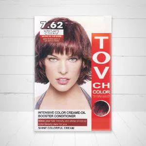 TOV CH Medium Red Irise Brown 7.62 80ml Hair Color-China 