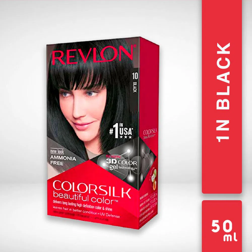 Revlon Black 1N Hair Color 50ML-China