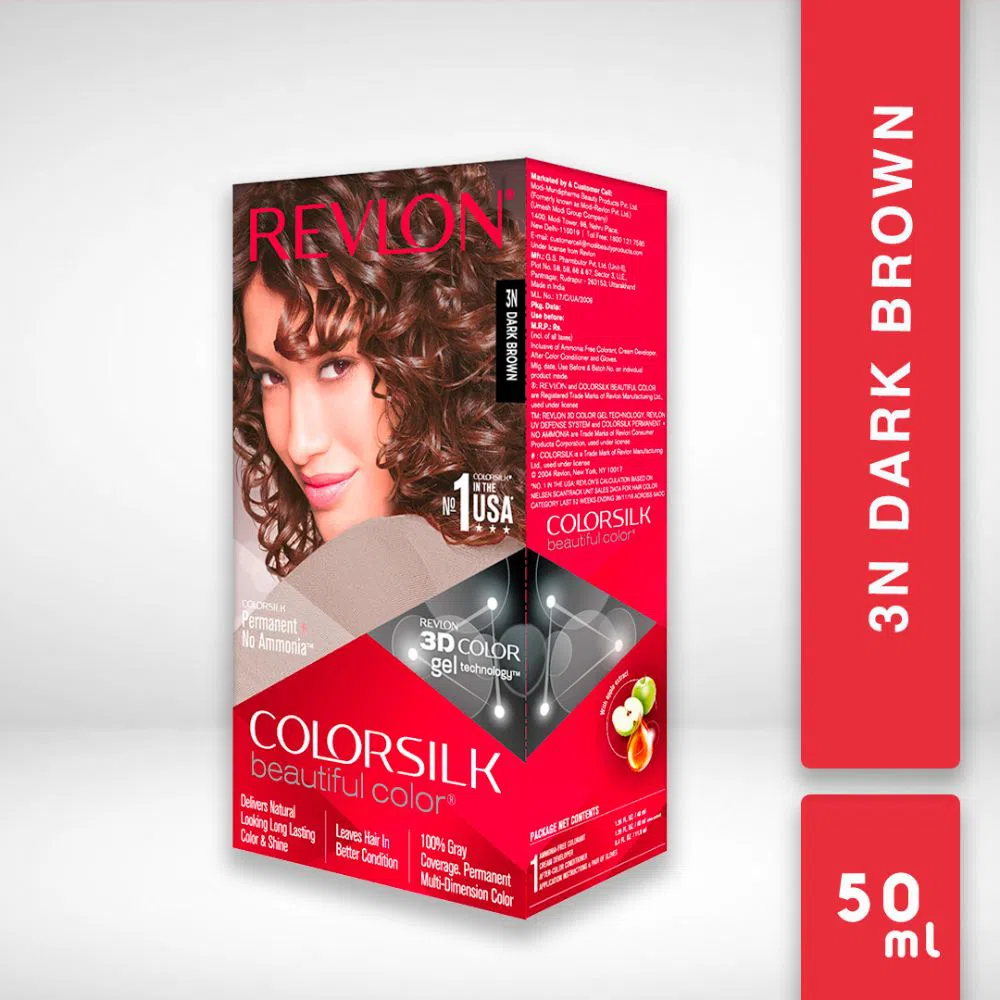 Revlon Dark Brown 3N Hair Color 50ML-China 