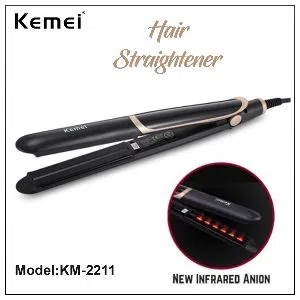 KEMEI KM-2211 Perfect Curl Hair Straightener