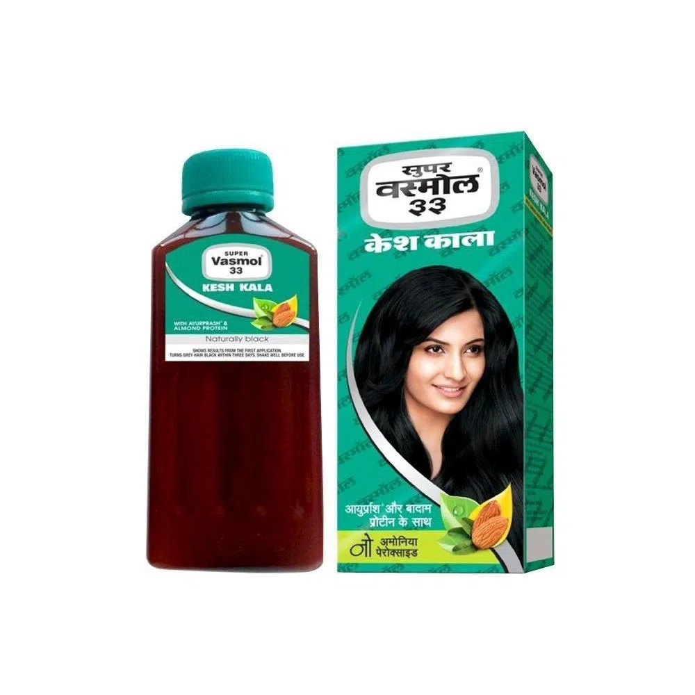 Vasmol 33 Black Hair Oil-100 ml India