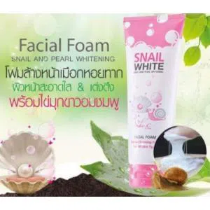 Snail White facial foam-180ml- Thailand