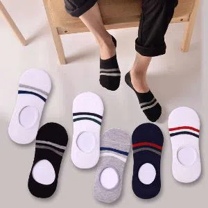 12 Pcs/6 Pair Invisible Loafer Socks for Men