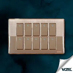 VGTEC - 10 gang 1 way switch (Platinum series)