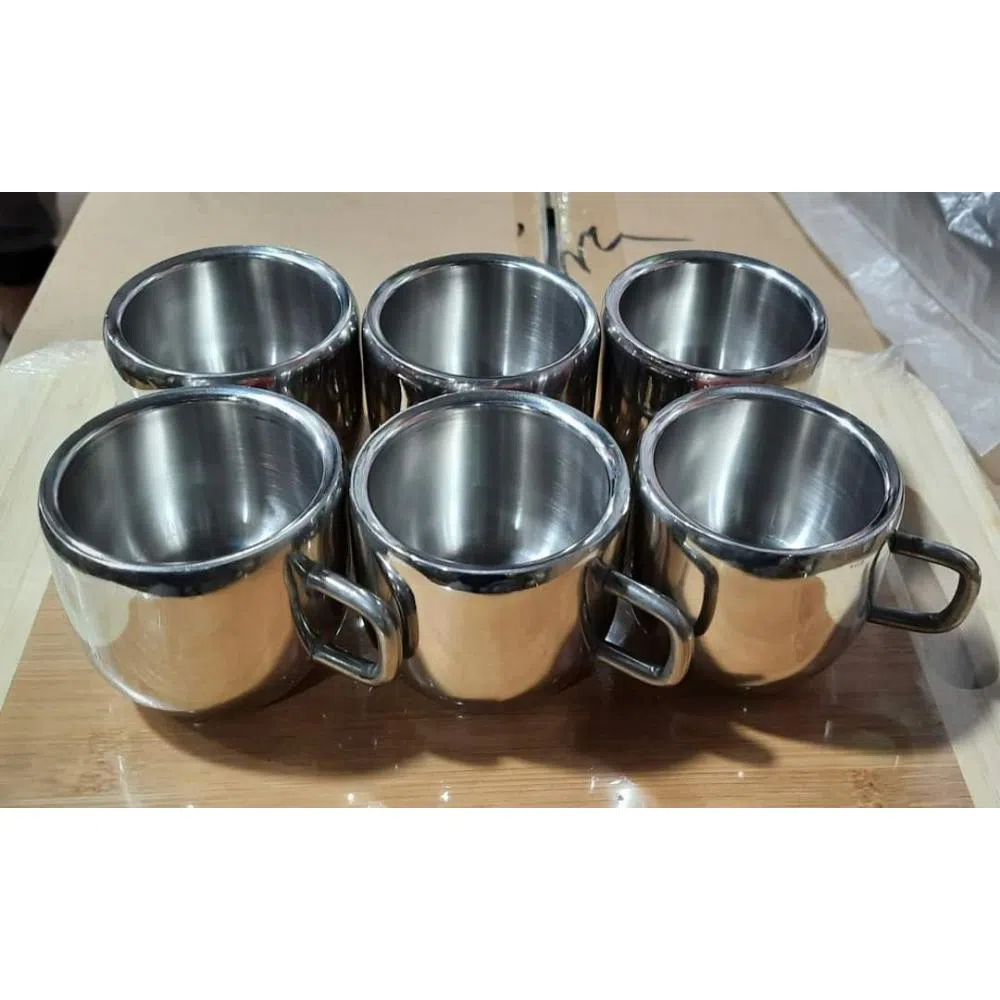 Double Walled Stainless Steel Tea Cup