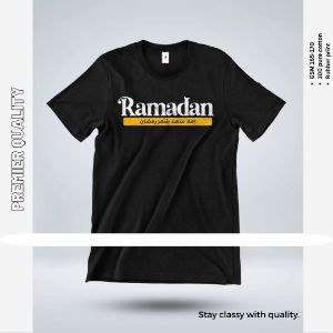 Premium Half Sleeve T-shirt Ramadan (Black)