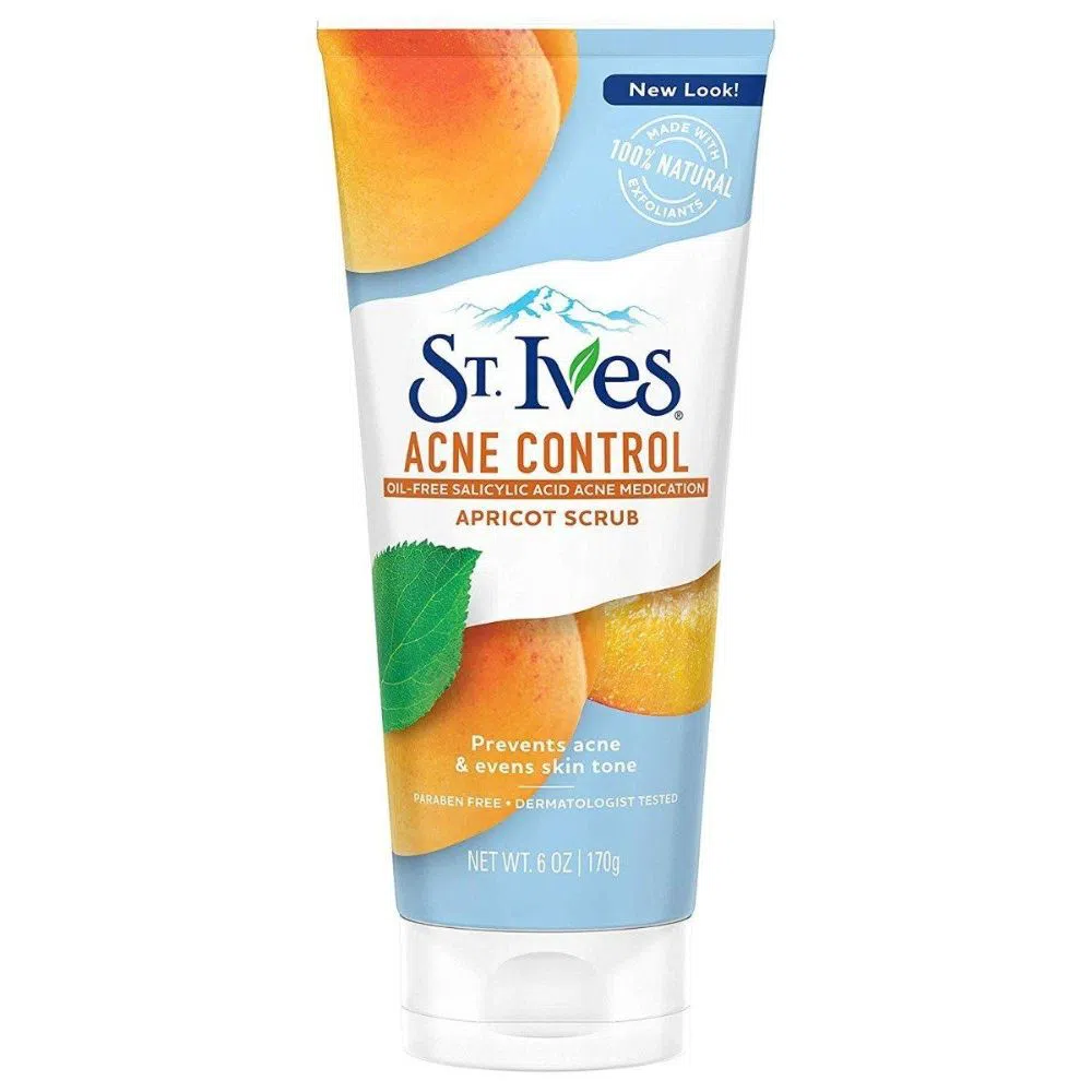 St. Ives Acne Control Oil Free Apricot Scrub 170gm USA
