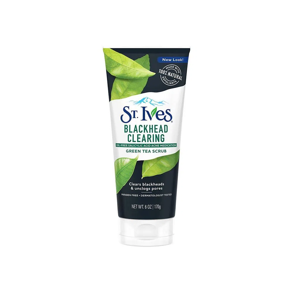 St. Ives Blackhead Clearing Face Green Tea Scrub 170g USA