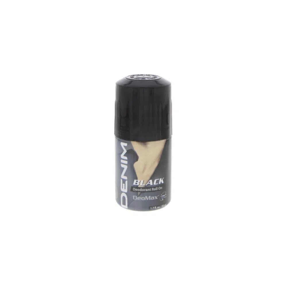 Denim Black Deodorant Roll On, DeoMax, 50ml -Italy