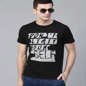 Dont Limit Yourself Mens Stylish Half Sleeve T-Shirt By TOS