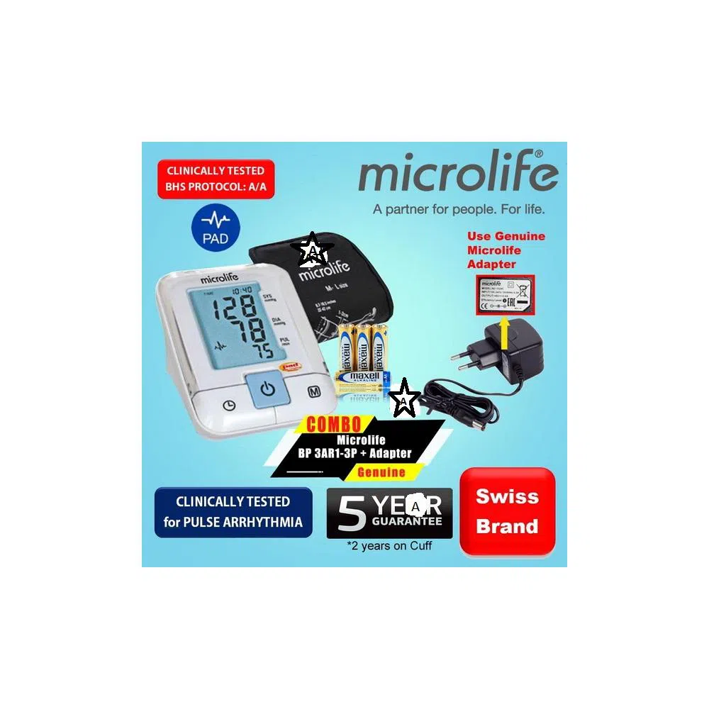 Automatic blood pressure monitor, Digital blood pressure monitor,  Microlife Digital BP