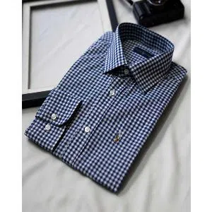Full Sleeve Cotton Semi Formal Shirt For Men 