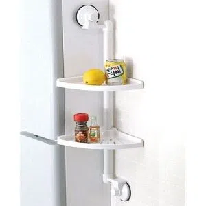 Double Suction Cup Corner Rack