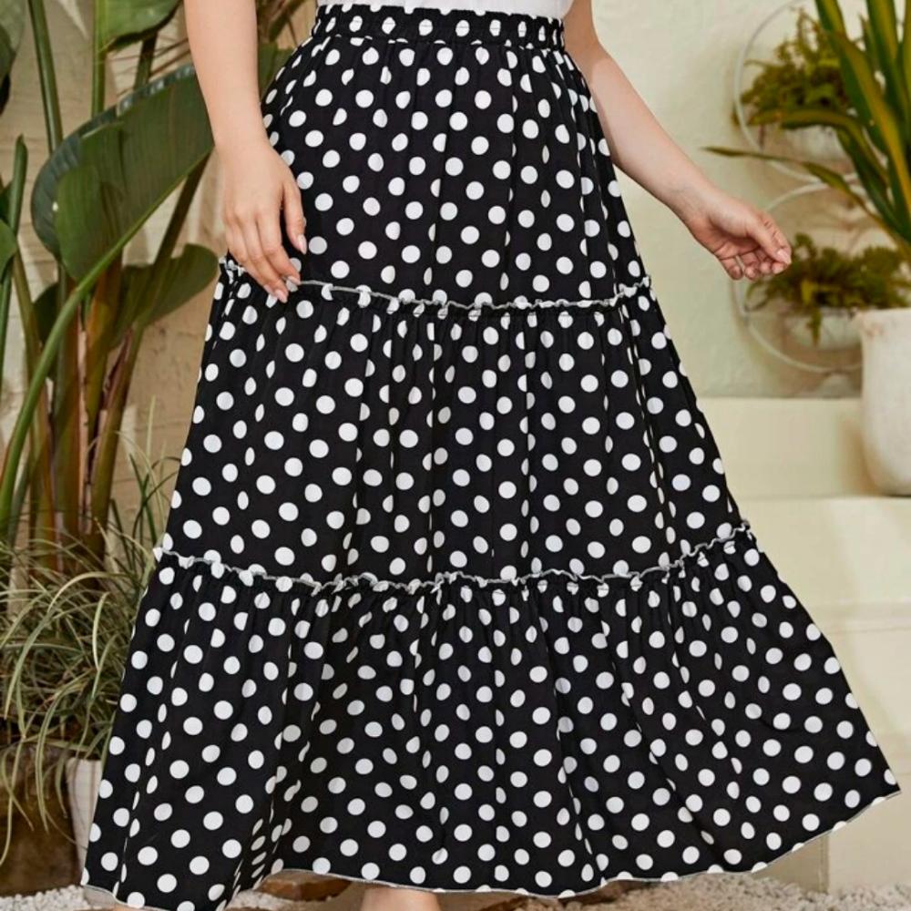 Girl/Women Linen Fabric Long Skirt - Free Size
