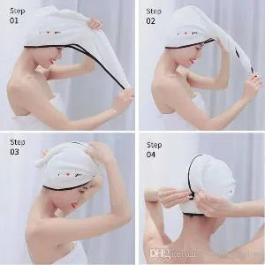 Drying Hair Towel Hair Magic Quick Dry Absorbent Bath Hair Towel Microfiber Absorbent Towel
