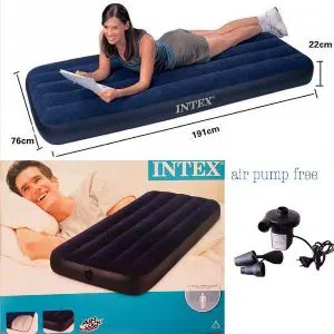 Single Air Bed With Pumper