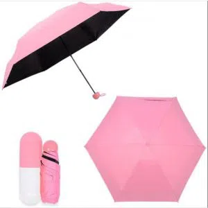 Folding Capsule Umbrella - Multicolor