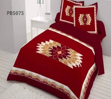 Print BedSheet with Pillow Covers PBS075 